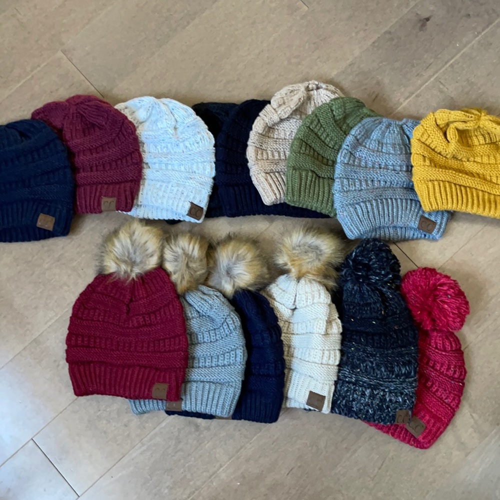C.C. Adult Beanie Lot